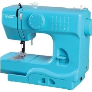 Rare Janome Turbo Teal Sewing Machine Like New